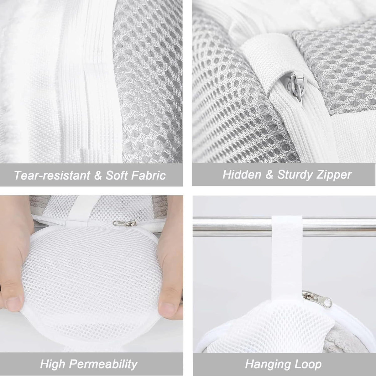 Bolsa protectora 360º para lavar zapatillas