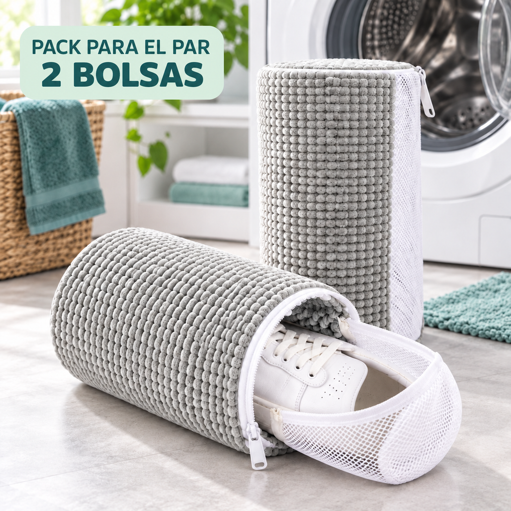 Bolsa protectora 360º para lavar zapatillas